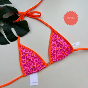Pink and Orange Leopard Top