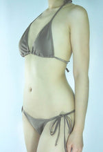 Load image into Gallery viewer, Brown Cheeky Tie Sides Bikini Set - Fahrenheit Swimwear