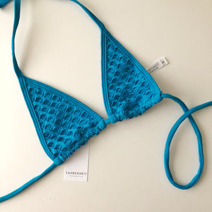 Extreme Micro Turquoise Net Top