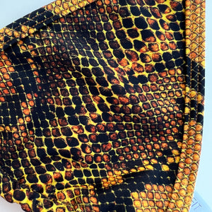 Golden Snakeskin String Bottom