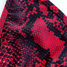Load image into Gallery viewer, Red Snakeskin Top